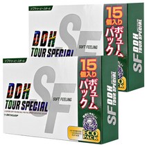 2박스 30구던롭 DDH 소프트필링 III 15구 골프공, 2개, 화이트