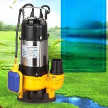 220v 진흙 워터 정화조 절단하수 펌프 수중모터펌프, 06.하수펌프VS600자동아님플로트없음