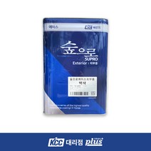 KCC 숲으로에이스외부용 18L(말통) 무광페인트 외부수성페인트 담장 옹벽 벽화 외벽 주택 보수 수리, 황색, 1개