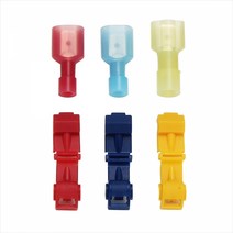 배선연결 T형 스카치락 세트 커넥터 10개, D 레드 10개