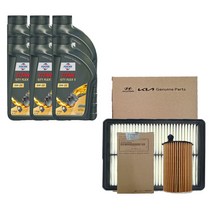 카니발KA4 3.5 가솔린 훅스 플렉스 5 0W20(6L)/SP 순정 필터 엔진오일세트 3N000-L1000, 6000ml, 1개