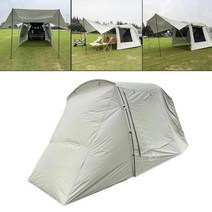 꼬리텐트 차량용 트렁크 차박 도킹 텐트 car rear tent 캠핑 대피소 car tent suv tailgate sun shade, 없음