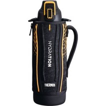 써모스 THERMOS FHT-1001F-BKOR [진공단열 스포츠 보틀1.0L 블랙 오렌지], 단일, 단일 옵션
