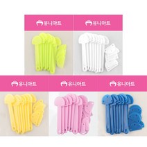 차카니샵 유니아트 2000 반달조립부채 손잡이 8개입1세트, 8개1세트, 파랑