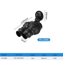 보트 워터펌프 요트 수리 모터 호환용 wavemaker water pump for submersible 에어로빅 수족관 물고기 탱크 water 순환 flow surf 호환, RS-208a, 나는 플러그