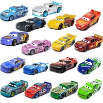 자동차 3 새로운 레이싱 카 라이트닝 mcqueen cruz ramirez jackson no.19 daniel no.28 tim no.42 cal 금속 다이캐스트 모델 소년 장난, 보고자
