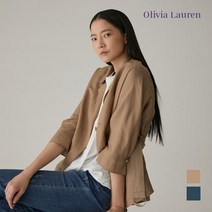 [올리비아로렌] 홑겹 이중카라 자켓_VOCFUXM4221
