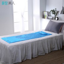 [기타] [꿀잠미인] 3D 매쉬 아이스쿨매트 싱글롱 세트(싱글롱+베게1), 단품무늬:화이트