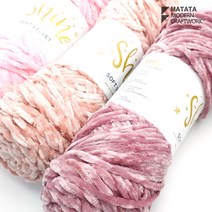 (10+1)뜨개재료 마타타 샤인 셔닐 소프트 벨벳실(100g), 샤인-05
