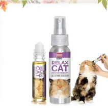 친절한도그씨 캣 아로마테라피 고양이 심신안정 제품, 스프레이타입 80ml, 80ml