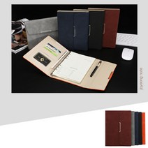가죽 다이어리 A5 업무수첩 자석 수첩노트, 04오렌지