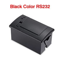 토퍼 커팅기 시트 컷팅기 기계 미니 열 영수증 프린터 패널 임베디드 티켓 지원, 06 Balck RS232