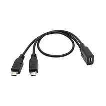 갤럭시 S5 i9600 S4 I9500 Note2 N7100 S3 I9300 S2 9100 용 마이크로 USB 암 2 수 분배기 연장 충전 케이블