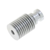 1.75/3mm V6 인후 Hotend 스테인리스 원격 공급 압출기 방열판, 44mm * 22mm * 22mm, 슬리버, 알루미늄 합금