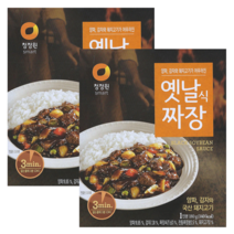 청정원 3분요리 짜장 옛날식짜장 180g, 2개