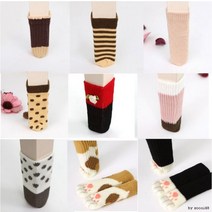 [도매아재] 의자발커버 4P 모음전의자발캡 의자발사개 식탁의자양말 의자발덮게 의자발소음방지, 02)의자발커버 무늬줄무늬