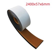 에바폼 EVA폼 압축스펀지 스티로폼 폼보드제작 스치로폼 인조 티크 자체 접착 EVA 폼 보트 데크 시트 바닥 매트 해양 바닥재 카펫 2400x600x6mm 2400x450x6mm, 1.A1 2400x57mm