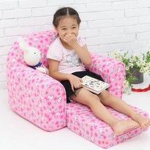 풍원 키즈쇼파 어린이소파 유아용 소파베드 의자 유아소파, 핑크