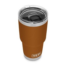 YETI 램블러 887ml(30온스) 텀블러 스테인리스 스틸 진공 단열 매그슬라이더 뚜껑 포함 하이랜드 올리브, Graphite, Clay