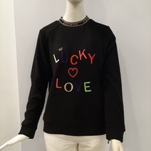 동아수성점 그린조이 넥부분에 메탈로고가 영하고 캐주얼한 기모 티셔츠 GF20KR11W