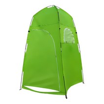 TOMSHOO 휴대용 야외 샤워 목욕 피팅 룸 캠핑 텐트 쉼터 비치 개인 화장실 텐트 캠핑 장비, Green|미국