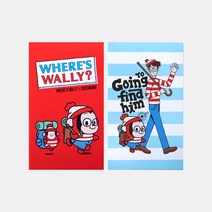 월리를 찾아라 월리X코코몽 점착 메모지 2종, 레드