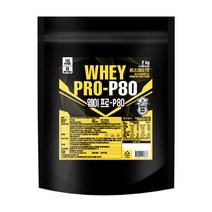 웨이프로P80 2kg 바나나쉐이크맛, 단품, 단품