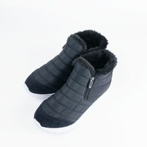 [특가] 씨엘 가벼운 경량 패딩부츠 퍼 앵클 부츠 안감털 방한화 쿠션좋은 지퍼패딩화 생활방수