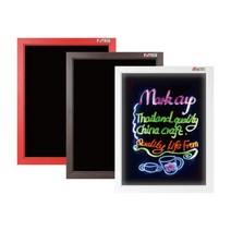 두문 네온보드 (LED White 웬지+펜) [두문] 네온보드 (LED White 빨강+펜)