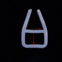 현관문결로방지 창문틀단열 아파트 현관문 고무패킹 방풍H/F/U 모양 유리 도어 씰링 스트립 실리콘 목욕, 02 U_02 8mm_01 5 메터