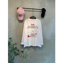 씨샵인더룸 / 꿀단지푸 프린팅 디즈.니 정.품 긴팔 티셔츠 3color