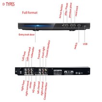 블루레이플레이어 재생기 첫번째5W 첫번째첫번째0V 220V 홈 Dvd 블루레이 HD Evd 플레이어 Vcd 디스크 Cd 키즈 어린이 영화 게임 모바일 독서, [02] D TYPES 첫번째 pcs