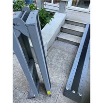 농기계사다리 휠체어 상하차 알미늄 운반용 과수용, 폭 25cm 접힌 2.4m 길이의 싱글