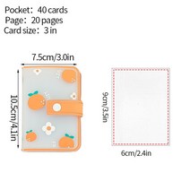 포카홀더북제작 버튼잠금콜북 작은 앨범 사진 포토, S4 20 cards holder