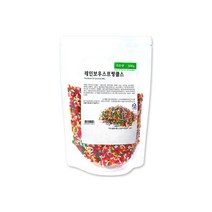 기타 레인보우스프링클스 300g 레인보우 스프링클 아이스크림 제과 제빵 토핑, 1세트