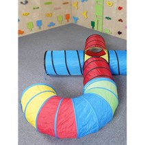 강아지 어질리티 훈련용품 터널 허들 애견펜스 놀이 훈련소, 60CM 메쉬 4색 커브 + 4색 직선