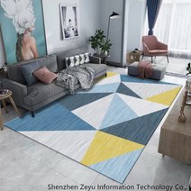 북유럽풍 대형 거실 카페트 사계절 극세사 소형 러그 매트 모음, 80×120cm + V