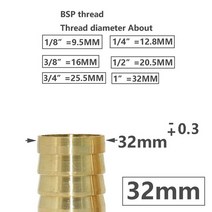 콤비락 파이프 스텐 모듈 앵글 컨넥터 황동 1/8 1/4 1/2 3/8 3/4 1 "수나사-4/6/8/10/12/16/20/25/32m, 08 32mm_03 3I8 Inch