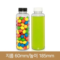 페트병 플라스틱병 쥬스페트420(A) (신형마개), 검정, 1개