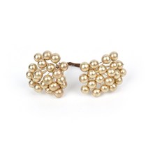 플로랄폼 체리 베리 진주 거품 꽃 웨딩 장식 크리스마스 홈 가구 액세서리 사진 소품 시뮬레이션, 09 golden_02 40pcs