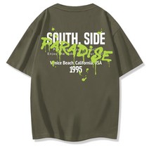 클로니아 파라다이스 라운드 면 반팔 티셔츠 ES0T65