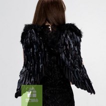 학예회_프리티큐티천사날개(블랙)_파티_크리스마스 209A, 상세페이지 참조