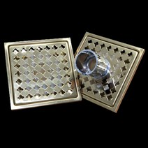 골드유가 인테리어유가 하수구마개 덮개 뚜껑 156각 드레인 배수구마개 바닥트렌치, 일반, 50Ø