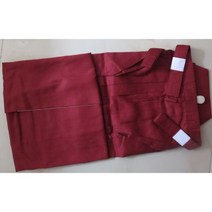 검도복 남여공용 검도 유니폼 무술 바지 쿵푸 하카마 햅키도 레드