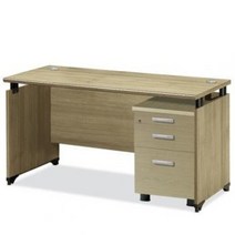 가구뱅크 OA 책상세트(지방택배불가) (703탑책상1400+이동서랍) 사무용책상 사무실책상 ㄱ자책상 L자책상 수납장 서랍장, (703탑+이동서랍)에어포트보급목재