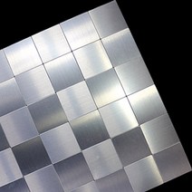 [무료배송/오후 3시이전 주문건 당일출고]현대시트 현대 접착식 메탈타일 알루미늄타일 (1박스/10개입), 바둑타일_5cm(HMT99301)(10장/1박스)