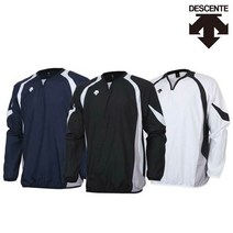 데상트 [DESCENTE] 긴팔 바람막이 (네이비/화이트 블랙/화이트 화이트/블랙)
