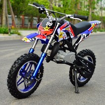 미니 바이크 소형 스쿠터 산악 50cc 49cc 오프로드, 블루 99 스타 프린트