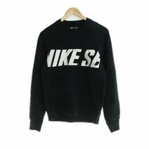 나이키스포츠 블랙 빅로고 면 맨투맨 여자 M [95] 4224
