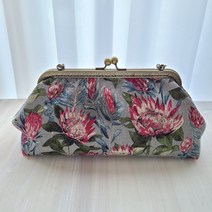 [완제품] 24cm 빅클러치가방 퀼트프레임가방 칸타타소라 120cm굵은체인포함